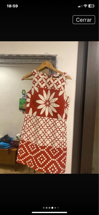 Vestido Desigual Estampado Floral