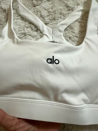 Alo Yoga Top Deportivo Blanco Talla M