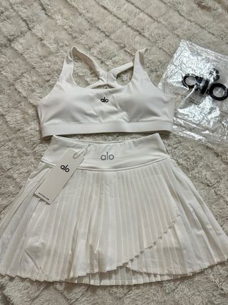 Alo Yoga Top Deportivo Blanco Talla M