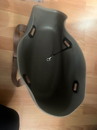 Transportín para mascotas gris/beige