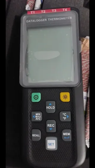 -Termómetro DataLogger Multicanal,