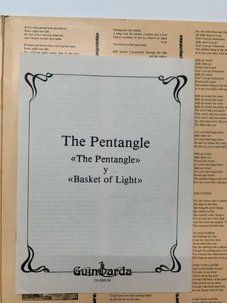 The Pentangle - 2 LP Basket of Light & Debut (Guim