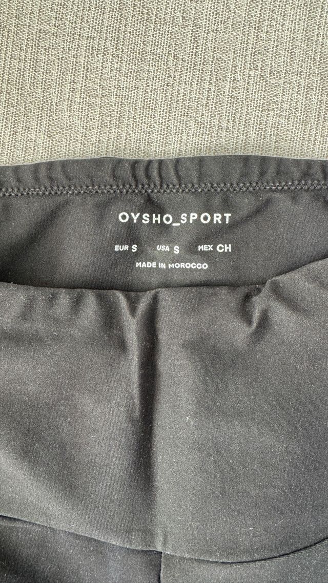 Leggings Oysho Sport Negro Estampado