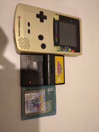 Gameboy color edición Pokémon Gold/Silver japonesa