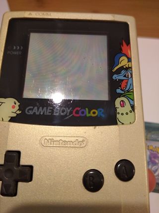 Gameboy color edición Pokémon Gold/Silver japonesa
