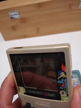 Gameboy color edición Pokémon Gold/Silver japonesa