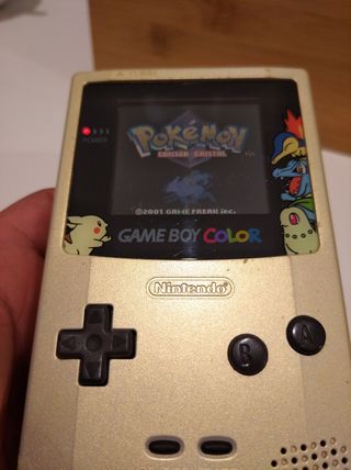 Gameboy color edición Pokémon Gold/Silver japonesa