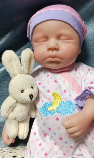 Muñeca Reborn Silicona 28cm Nueva