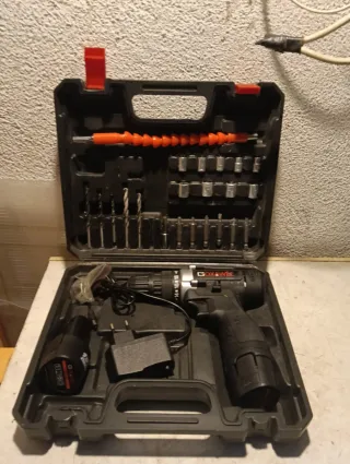 Taladro Goxawee 12V con 2 Baterías