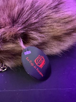 Bolso pelo La Casa de Pandora marrón/morado