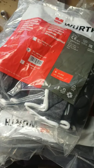 6 Confezioni Ultime Guanti Taglia 9 Würth