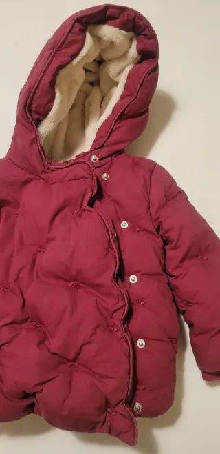 Giacca bambina rossa 23 mesi