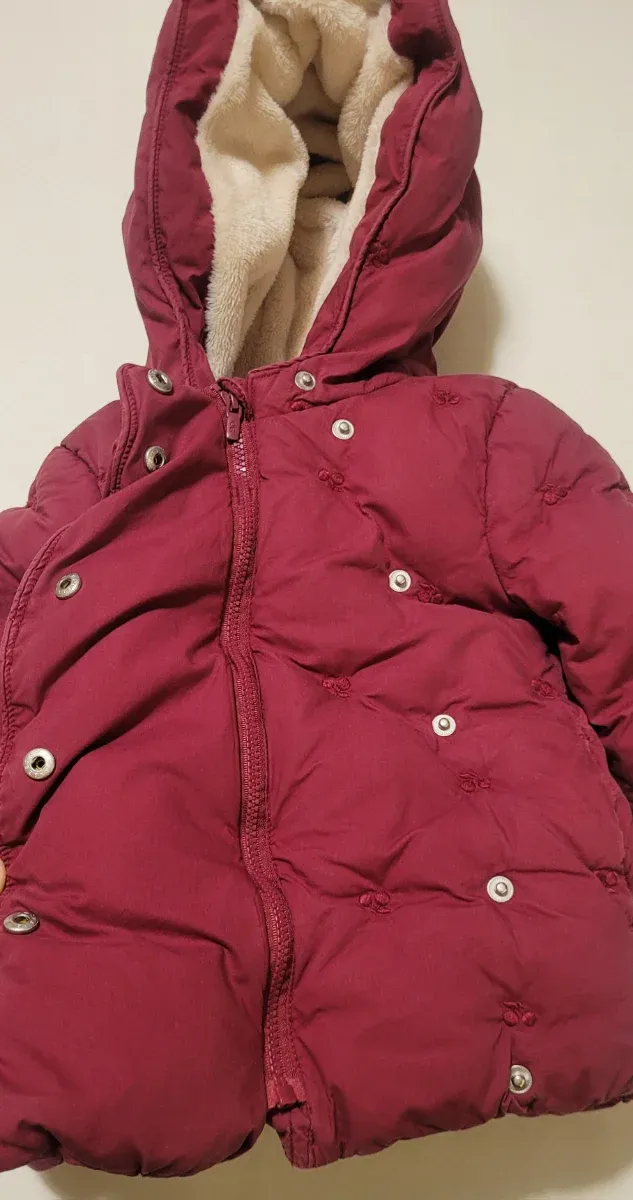 Giacca bambina rossa 23 mesi