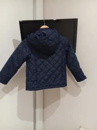 Chaqueta acolchada niño azul, talla 7