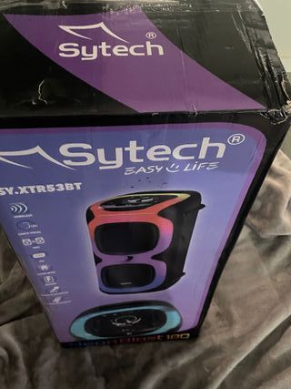 Altavoz Sytech Neon Blast 2x8 60W Negro