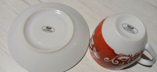 Set 3 Tazzine Caffè Il Castello Rosse