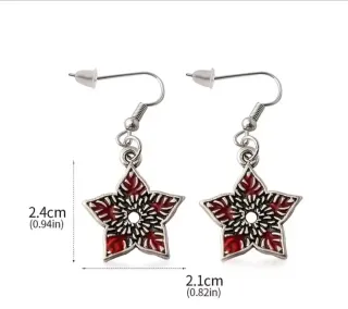 Colgante solo y conjunto pendientes stranger thing