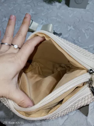 Borsetta beige con tracolla