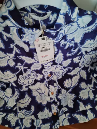 Conjunto Zara Camisa y Pantalón Talla S