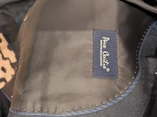 Traje de caballero azul marino