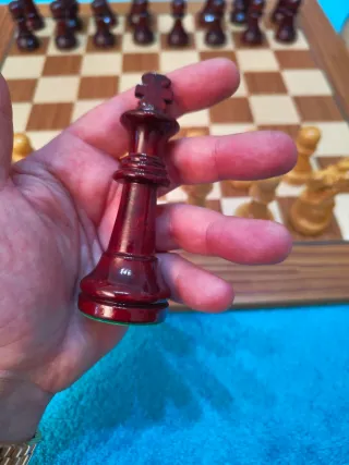 Equipo Profesional de Ajedrez Staunton 6 con Reloj