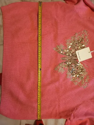 Jersey Mujer Denise&Co Mariposa Lentejuelas Talla