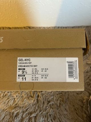 Zapatillas Asics Gel Azules y Grises