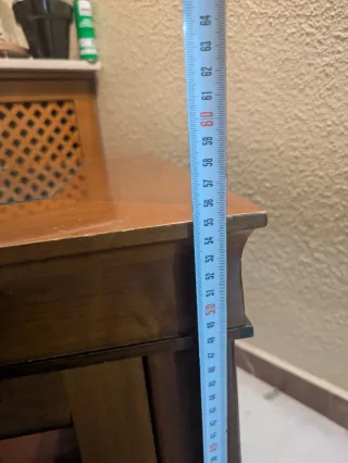 Mesa de centro madera y cristal