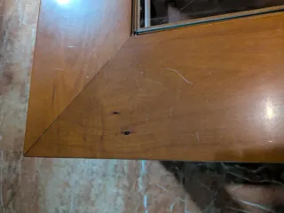 Mesa de centro madera y cristal