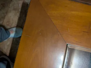 Mesa de centro madera y cristal