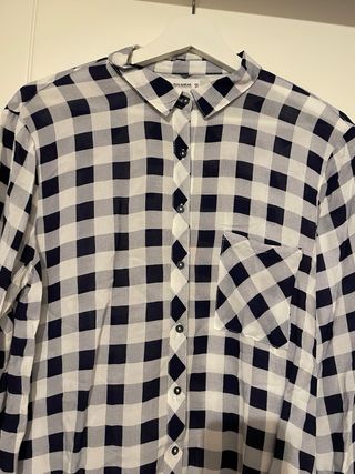 Camisa cuadros Pull&Bear Talla L