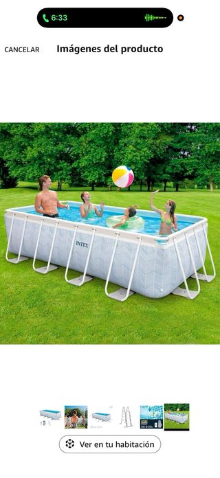 Piscina Rectangular Intex Chevron