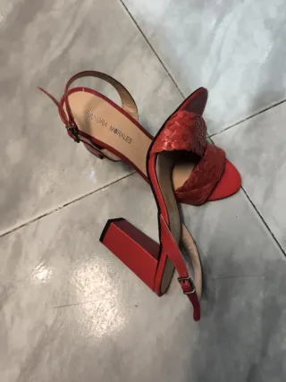 Sandalias Sandra Morales Rojas Vestir
