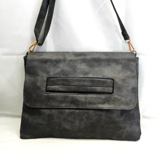 Borsa tracolla/pochette grigia