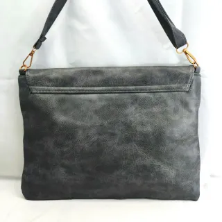 Borsa tracolla/pochette grigia