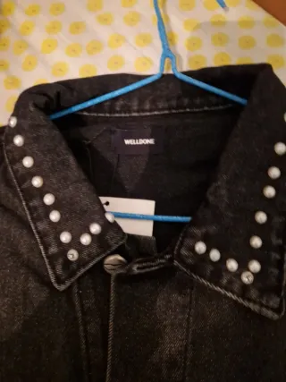 Giacca Jeans We11done Nera Taglia S