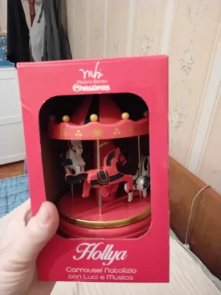 Carillon Giostrina Hollya con Luci e Musica