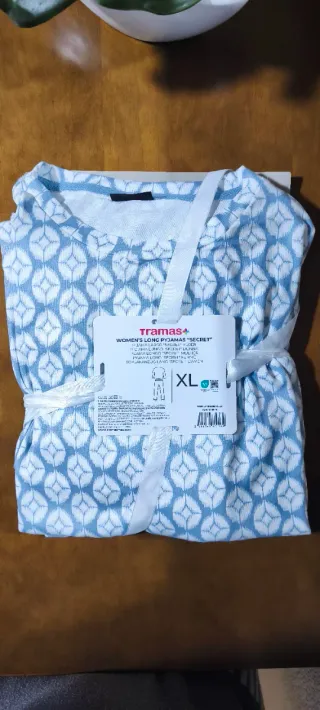 Pijama Largo Tramas XL Mujer