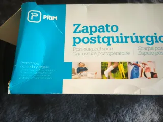 Zapato postquirúrgico talón invertido T39/40