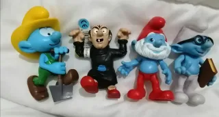 Lote 4 figure PVC Puffi