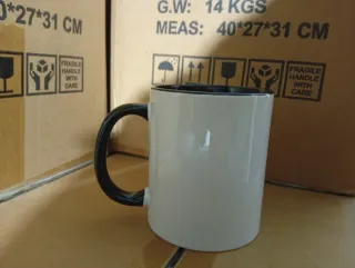 Pack 36 Tazas Sublimación Negras