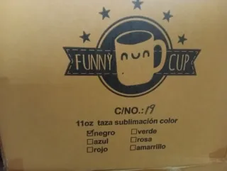 Pack 36 Tazas Sublimación Negras