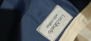 Blazer Luis Alberto azul y blanco