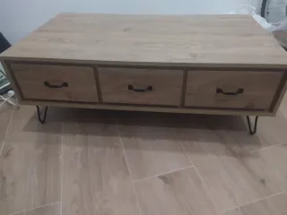 Mueble TV madera y metal. Sin estrenar