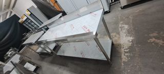 Mesa de trabajo acero inoxidable mural nueva