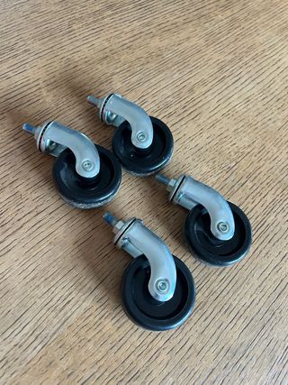 4 Ruedas Giratorias para Muebles