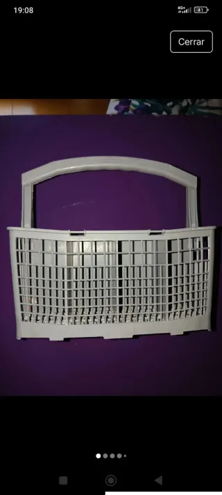 Cesto cubiertos lavavajillas universal