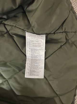 Parka Carhartt Hickman Verde