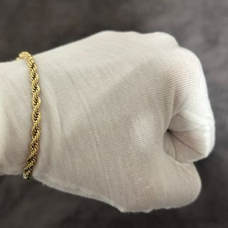 Pulsera Cordón Oro Laminado Hombre