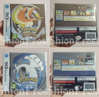 Cajas METALIZADAS Pokemon Heartgold y Soulsilver